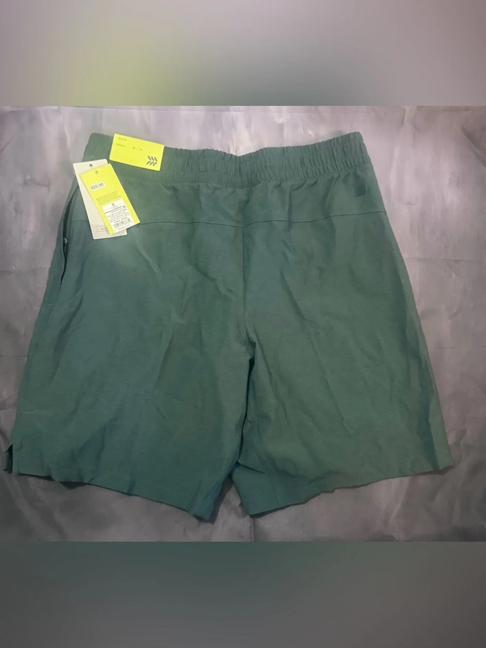 All in motion Men's Elastic Waist Athletic Shorts - Forest Green‎